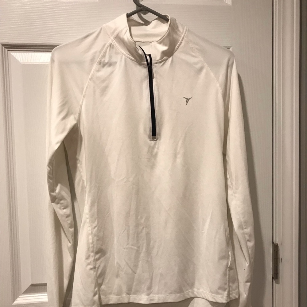 White Old Navy Active Jacket